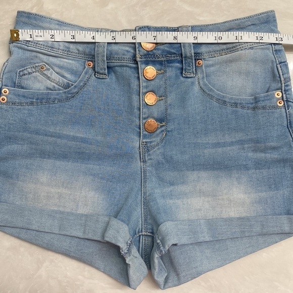 YMI High Rise Jean Shorts Button Fly Size 3 - Picture 13 of 15